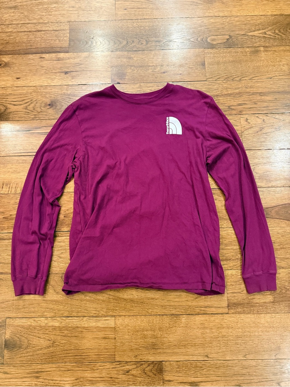 The North Face Men's Long Sleeve Crew - Plum